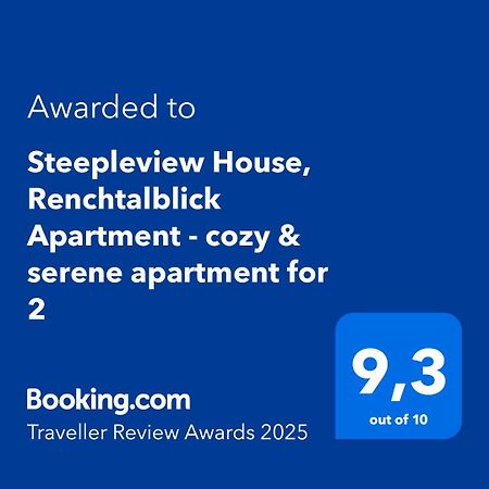 Steepleview House, Renchtalblick Apartment - Cozy & Serene Apartment For 2 Bad Peterstal-Griesbach Ngoại thất bức ảnh